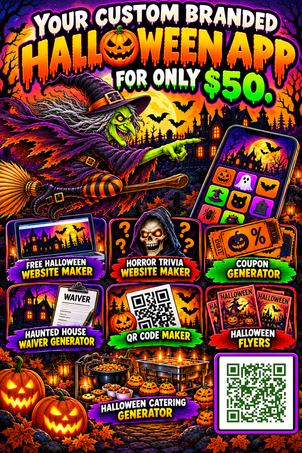 The Titan Halloween App custom Halloween product