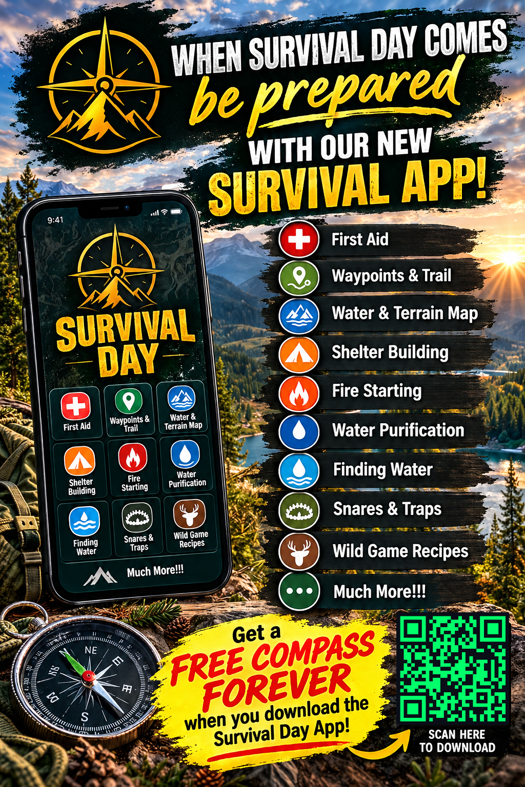Survival Day flyer